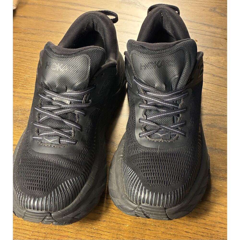 Men's Black Athletic Running Shoes - Lightweight Comfort